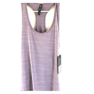 Cute 90degree purple workout tank szXL NWT